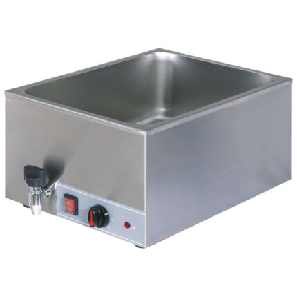 electric bain-marie with drain tap, tabletop, 1 bowl GN 1/1 h=150 mm