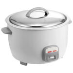electric rice cooker, enamelled, 13 litres (cooked rice)