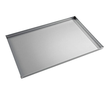 Baking tray in aluminium uncoated, GN 1/1 - 4 sides 90°