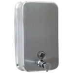 soap dispenser in stainless steel