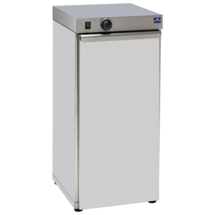 Heated cupboard with 1 door for 60 plates of ø 350 mm