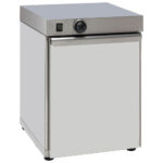 Heated cupboard with 1 door for 30 plates of ø 350 mm