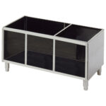 Open cabinet for tabletop appliances w=1400 mm