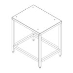 Support with tray holder for BT0611