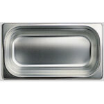 GN container in stainless steel, GN 1/3 h=20 mm