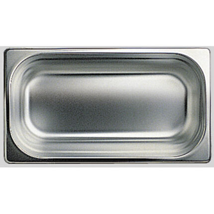 GN container in stainless steel, GN 1/3 h=20 mm