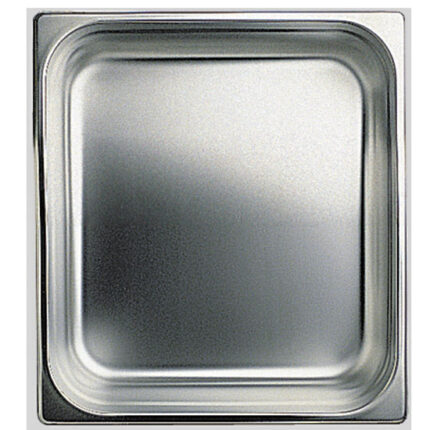 GN container in stainless steel, GN 1/6 h=65 mm