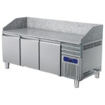 Pizza counter 2150 mm with 3 doors 600x400 mm, 3 drawers EN