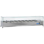 pan cooler 7x GN 1/3 + 1x GN 1/2 h=150 mm , +2°/+8°C