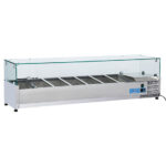 Pan cooler 5x GN 1/3 + 1x GN 1/2 h=150 mm, +2°/+8°C