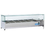 pan cooler 5x GN 1/3 + 1x GN 1/2 h=150 mm, +2°/+8°C