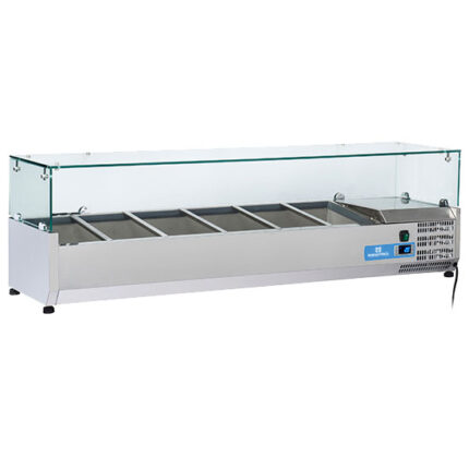 pan cooler 5x GN 1/3 + 1x GN 1/2 h=150 mm, +2°/+8°C