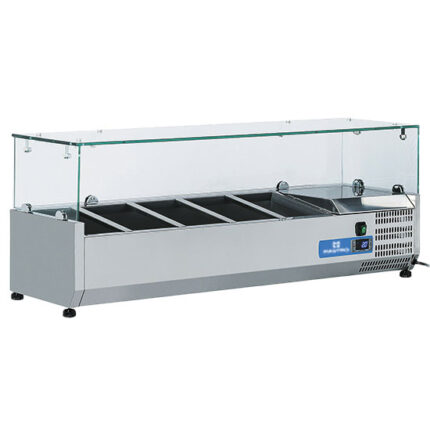 pan cooler 5x GN 1/4 h=150 mm, +2°/+8°C