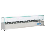 pan cooler 8x GN 1/4 h=150 mm, +2°/+8°C