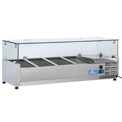 pan cooler 3x GN 1/3 + 1x GN 1/2 h=150 mm, +2°/+8°C