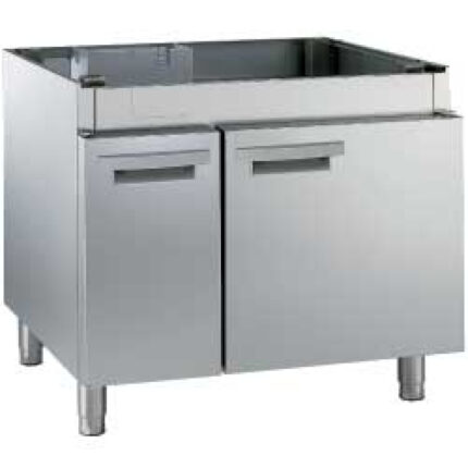 Neutral cupboard with doors, ovens 6 & 10x GN 1/1