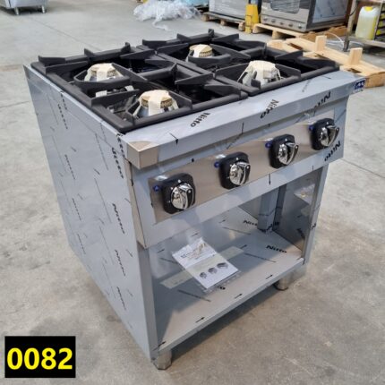 Gas hob on open cabinet with 4 burners (26,0 kW) - DAMAGED
