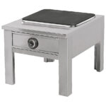 eletric stock pot cooker, 1 plate 300x300mm 4 Kw