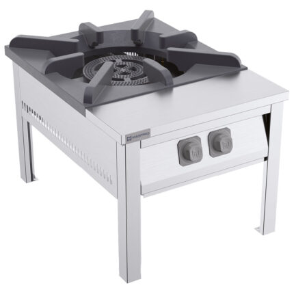 Gas stock pot cooker with 1 burner 24 Kw (LPG)