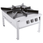 Gas stock pot cooker with 1 ring burner 32 Kw (LPG)