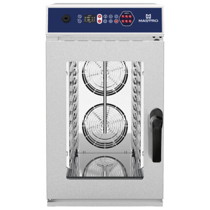 Electric combi steamer digital with direct injection and automatic cleaning, 10x GN 1/1