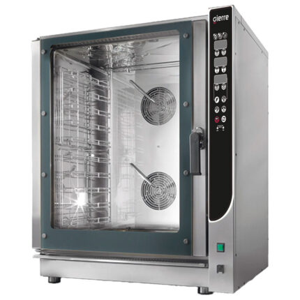 Electric combi steamer 10x GN 1/1 - 60x40 cm with direct injection and self cleaning system