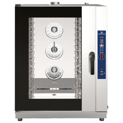 Gas combi steamer digital with direct injection and automatic cleaning, 10x GN 1/1 or 600x400 mm