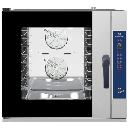 Electric combi steamer with direct injection and automatic cleaning system, 6x GN 1/1 or 600x400 mm