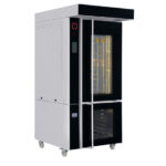 Electric Rotary Convection Oven 10x 40x60 with steam and proofing cabinet, touch digital control