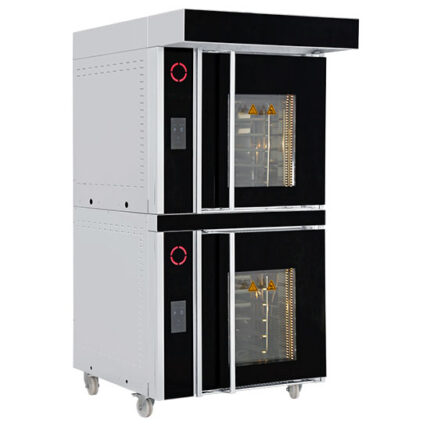 Electric Rotary Convection Oven 5+1x 40x60 with steam and proofing cabinet, touch digital control