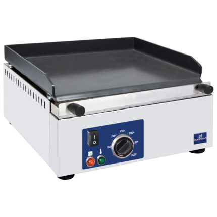 Electric griddle plate with 1 grill zone, tabletop, smooth plate