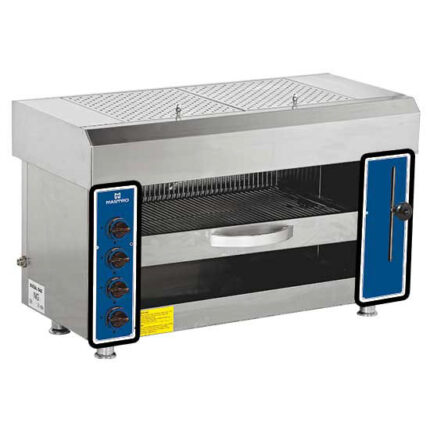 Gas salamander with 4 burners
