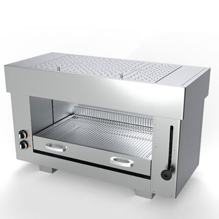 Electric salamander with 2 heating elements, 6,4 kW