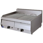 gas water grill, tabletop, 2 zones