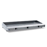 Electric grill with 3 heating zones, grill surface 1130x470 mm