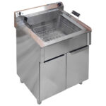 Electric fryer for pastry on closed cabinet, 35 litres