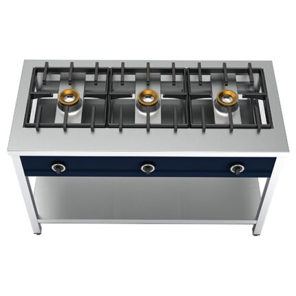 Pancake cooker 3 burners each 8 kW