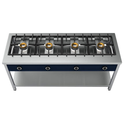 Pancake cooker 4 burners each 8 kW