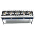 Pancake cooker 5 burners each 8 kW
