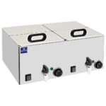 Sausage cooker, 2x GN 1/2 h=150 mm