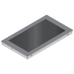 Drop-in heated top plate with tempered glass, 6x GN 1/1