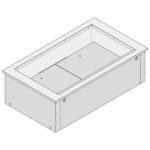 Refrigerated ventilated tank, for remote cooling, 5x GN 1/1