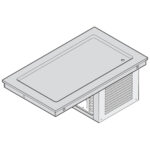 Refrigerated static top, built-in cooling unit, 5x GN 1/1