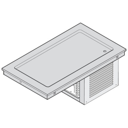 Refrigerated static top, built-in cooling unit, 5x GN 1/1