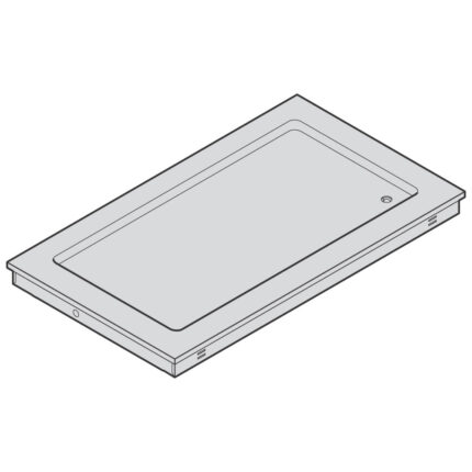 Refrigerated static top, for remote cooling, 2x GN 1/1