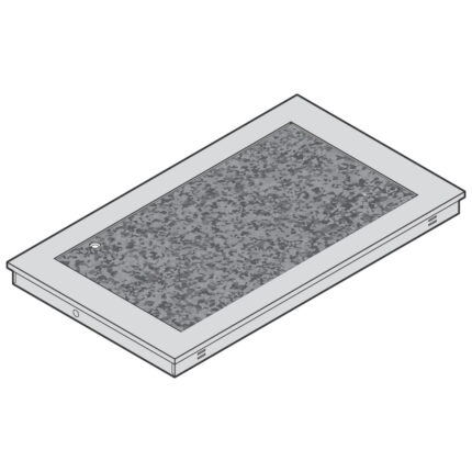 Refrigerated static granite top, for remote cooling, 4x GN 1/1