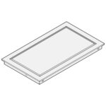 Refrigerated static top with dripping duct, for remote cooling, 5x GN 1/1