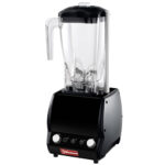 Professional Blender, square glass 2 Liters, with timer - speed variator