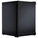 Minibar with 2 shelves, black coloured, +4°/+14°C, 35 litres