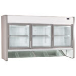 Upper freezer deck 3 glass doors for BCZ0022, -16°/-24°C, 768 (415) litres